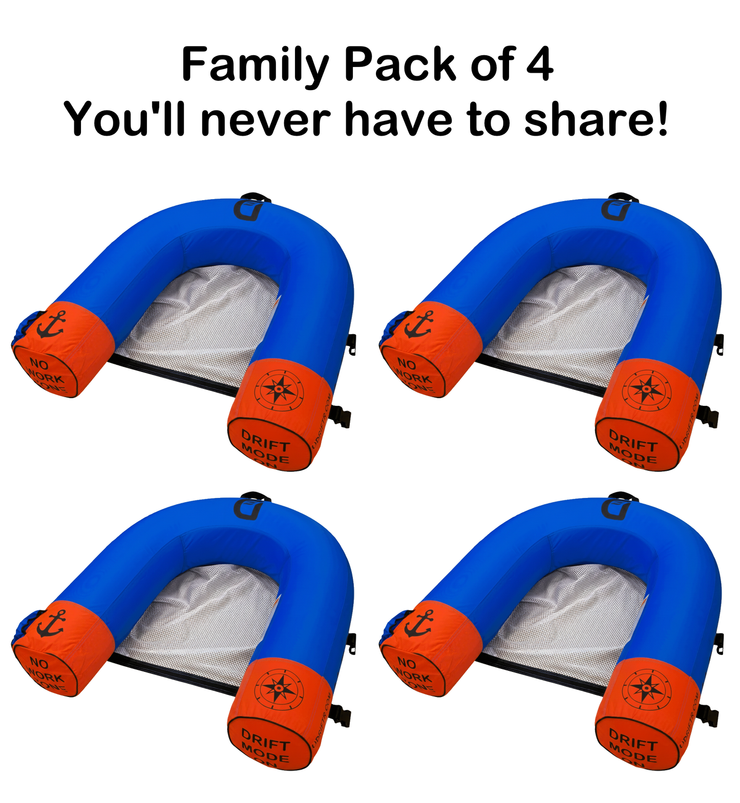 U-DRIFTR™ Family Pack of 4